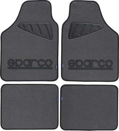 Πατάκια Αυτοκινήτου Sparco Μοκέτα 4τμχ Γκρι