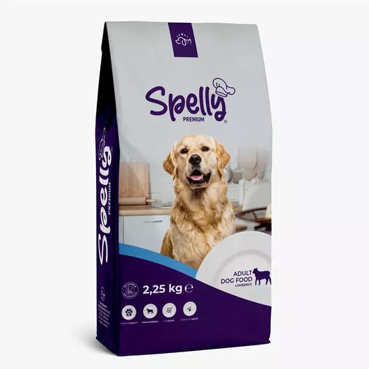 Spelly 2.25kg Ξηρά Τροφή για Ενήλικους Σκύλους με Αρνί και Ρύζι
