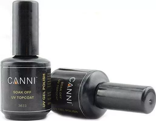 Top Coat Canni Soak Off Uv για Ημιμόνιμα Βερνίκια 15ml