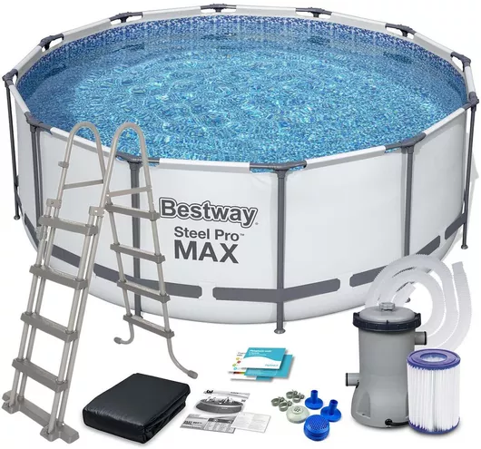 Πισίνα Bestway PVC Φουσκωτή 396x396x122cm