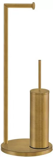 Αξεσουάρ Μπάνιου Sanco Σετ Μεταλλικό Σετ 2τμχ Καφέ