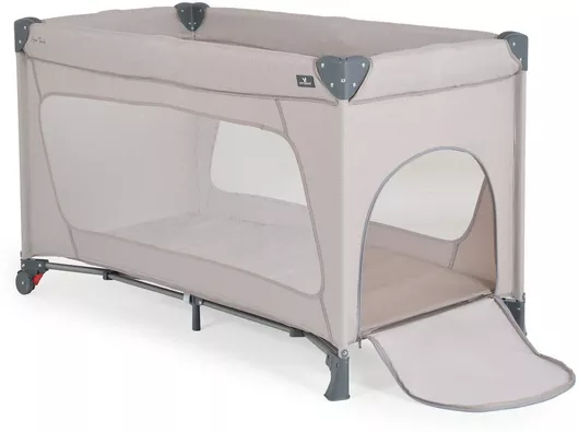 Παρκοκρέβατο Cangaroo με Στρώμα 120x60cm Γκρι