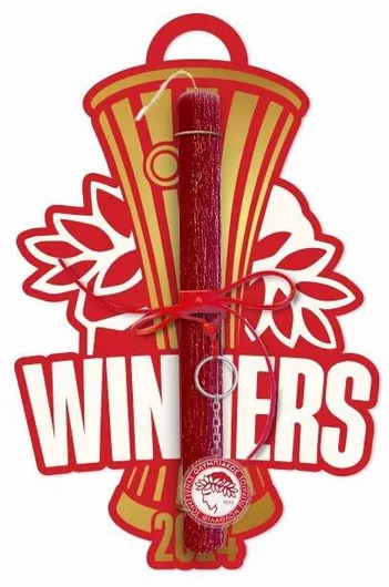 Πασχαλινή Λαμπάδα Στρογγυλή