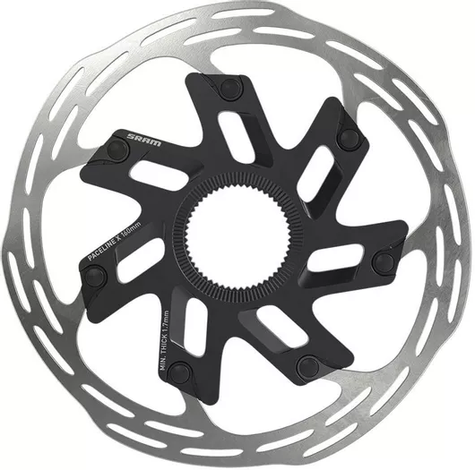Sram Paceline X Centerlock 140mm Rounded Disc Brake Rotor with Lockring