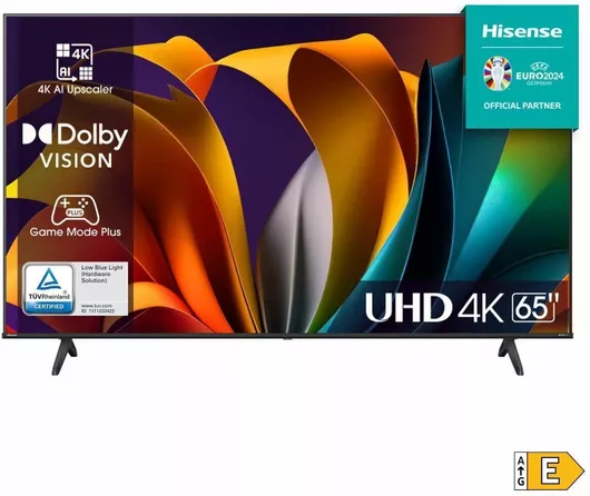 Hisense Smart Τηλεόραση 65" 4K UHD LED A6N HDR 202465A6N
