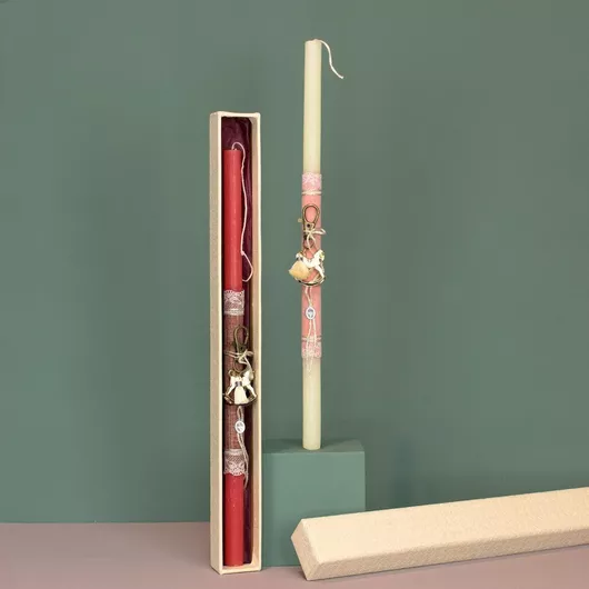 Πασχαλινή Λαμπάδα Στρόγγυλη Γέραλης 24045 Μπρελόκ Αλογάκι