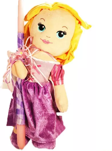 Πασχαλινή Λαμπάδα Ραπουνζέλ Princess Disney Λούτρινο 45cm