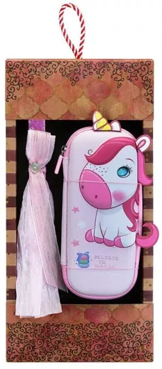 Πασχαλινή Λαμπάδα Στρογγυλή Αρωματική, Χειροποίητη & με Κουτί Κασετίνα Bebe Ροζ