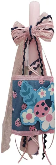 Χειροποίητη Λαμπάδα Ladybug Ν533 Με Πορτοφόλι, Διαστάσεις, Ποσότητα & Χρώμα