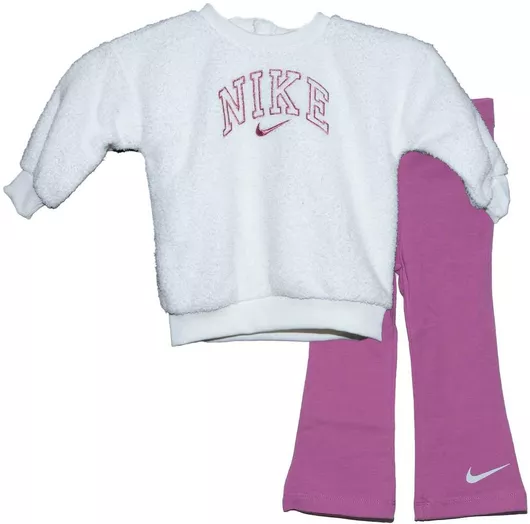 Nike Παιδικό Σετ Φόρμας Ροζ Swoosh