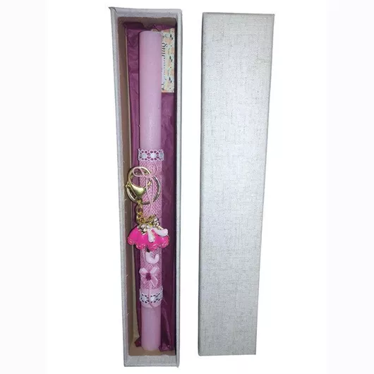 Λαμπάδα Χειροποίητη Στρογγυλή Γέραλης 250152 Μπρελόκ Ομπρέλα, Διαστάσεις, Ποσότητα, Χρώμα