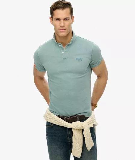 Superdry Polo Shirt Tourmaline Blue