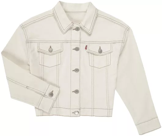 Levi's Παιδικό Τζιν Μπουφάν Μπεζ