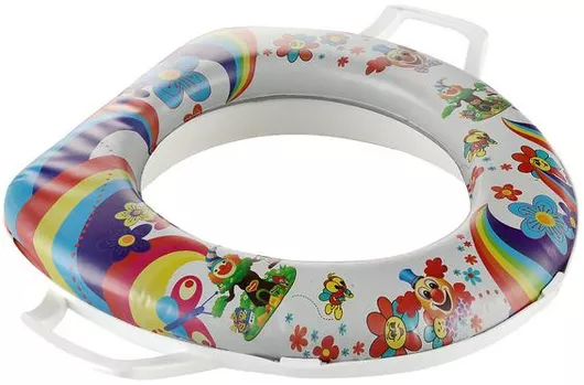 Παιδικό Κάθισμα Τουαλέτας με Εύκαμπτη Επιφάνεια Πολύχρωμο