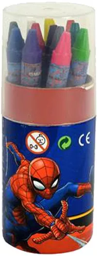 Κηρομπογιές Due esse Disney Spiderman Σετ σε 12 Χρώματα