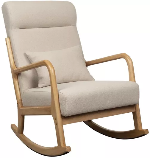 Πολυθρόνα Organic Κουνιστή Beige 65x101x99cm