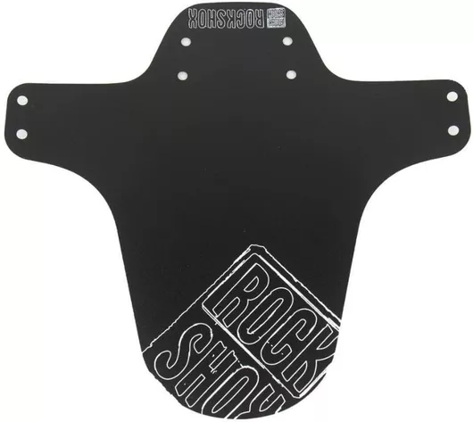 ROCKSHOX MTB Front Suspension Fender - Outline White Distressed Logo Print