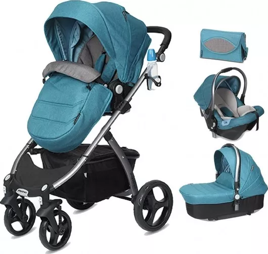 Πολυκαρότσι Casual Play Skyline 3 in 1 Moss