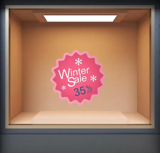 Αυτοκόλλητο Βιτρίνας Εκπτώσεων Autokolitakia WI 10016