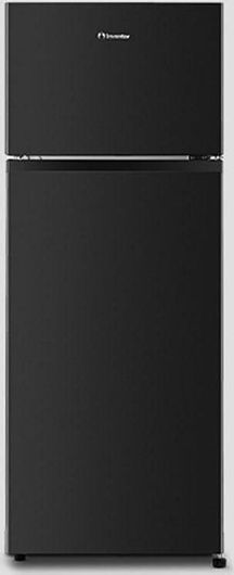 Ψυγείο Δίπορτο Inventor DPB144B 206lt Υ143.4xΠ55xΒ54.2cm Μαύρο