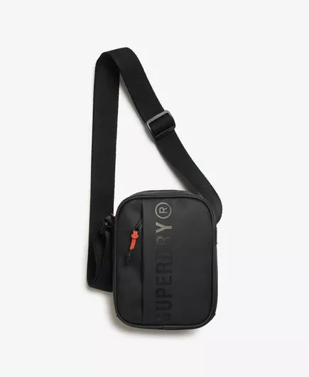 Ανδρική Τσάντα Ώμου / Χιαστί Superdry Μαύρη