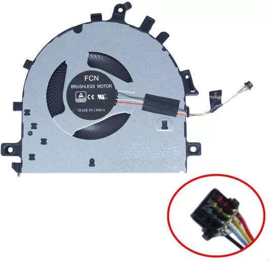 Ανεμιστηράκι Laptop Cpu Cooling Fan Huawei Matebook D15 Bodwfh9 Wah9 Wah9p Wae9p Wap9r Waq9r Wfq9 Ns85c30 19c18 Flmp Dfs200105500t 5v 4pin Κωδ.81312
