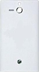 Back Cover για Sony Xperia U ST25i Γνήσιο Καπάκι Μπαταρίας White
