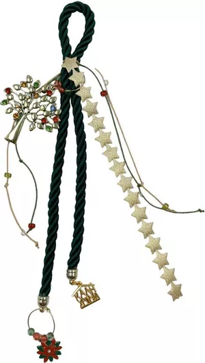 Γούρι Royal Art Collection Κρεμαστό Πράσινο από Μέταλλο 20cm