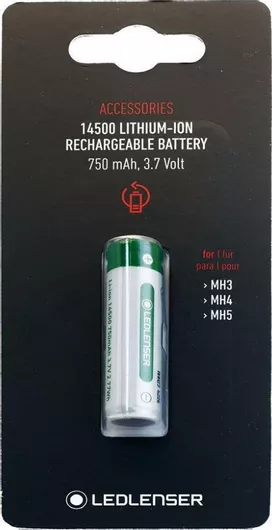 LedLenser Επαναφορτιζόμενη Μπαταρία 14500 Li-ion 750mAh 3.7V 1τμχ