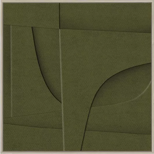 Inthebox Acete Decorative MDF Oil Painting with PVC Leaf Frame Natural 77x77x4 031361