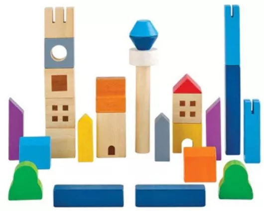 Τουβλάκι Plan Toys City Ξύλινα