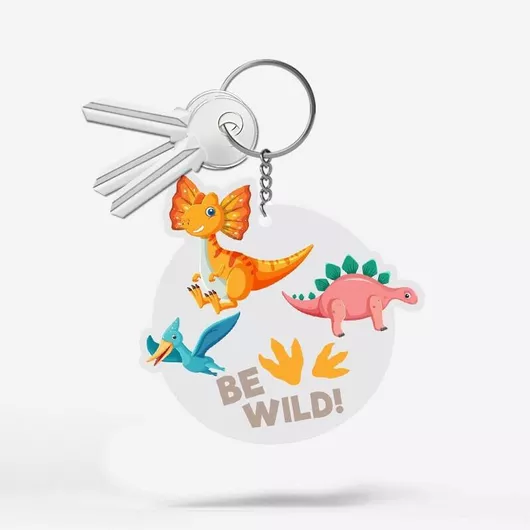 Μπρελόκ Baby Dinosaurs 8x8cm