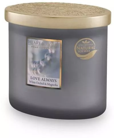 Heart & Home Αρωματικό Kερί Διπλό Φυτίλι 220gr "παντοτινή Αγάπη" – C01000355