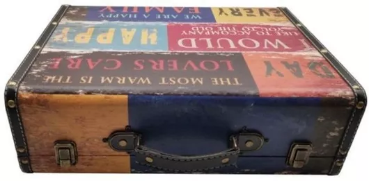 Βαλιτσάκι Αισθητικής Μεταλλικό Υ12.5xΠ39xΒ29.5cm