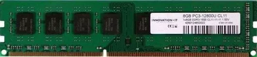 Μνήμη RAM Innovation IT 8GB DDR3 με Ταχύτητα 1600 για Desktop