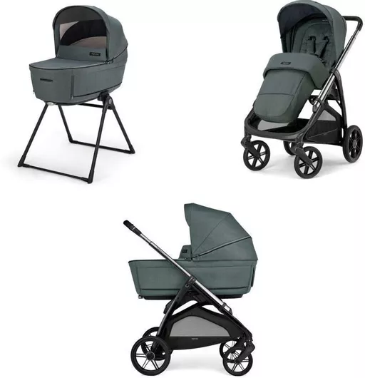 Καρότσι Μωρού Inglesina Aptica Duo Ρυθμιζόμενο 2 σε 1 Kατάλληλο για Nεογέννητο Emerald Green 10.4kg
