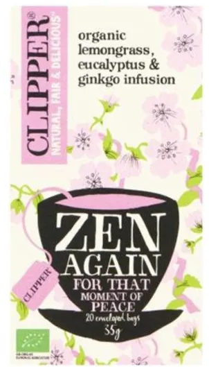 Clipper Zen Again Organic Herbal Blend 20 Tea Bags
