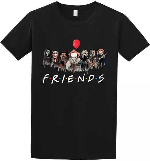 Gildan Team Of Horror T-shirt σε Μαύρο χρώμα