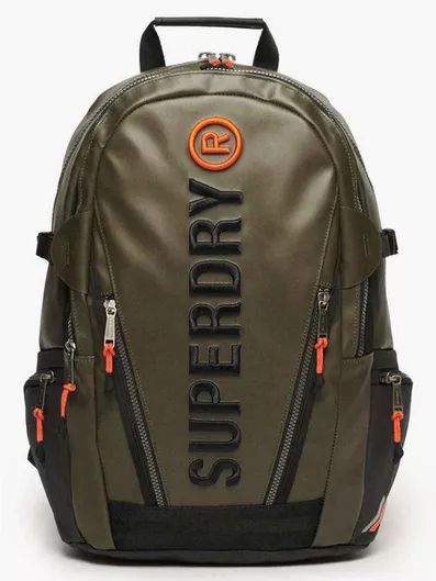 Superdry Tarp Embroidered Rucksack Surplus Goods Olive Green
