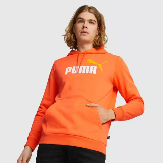 Puma Φούτερ με Κουκούλα Πορτοκαλί