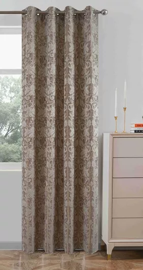 Κουρτίνα ForHome με Τρουκς Καφέ 140x260cm