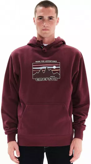 Emerson Φούτερ με Κουκούλα Wine