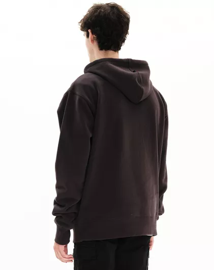 Emerson Ανδρικό Φούτερ με Κουκούλα Off Black