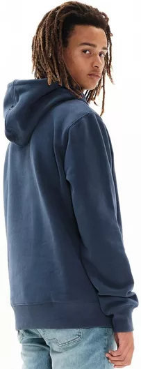 Emerson Φούτερ Fleece με Κουκούλα Navy Blue
