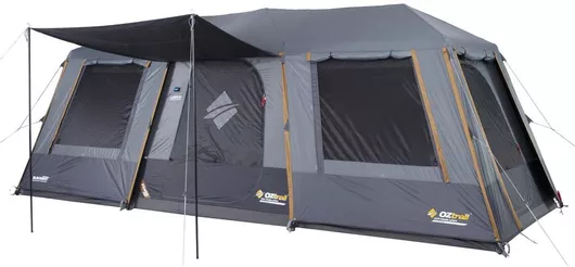 Σκηνή Camping OZtrail Fast Frame Lumos 10P Αυτόματη Γκρι 4 Εποχών για 10 Άτομα 600x220x200cm