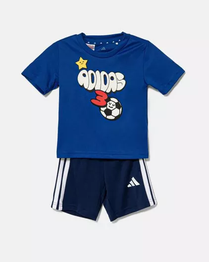 adidas Παιδικό Σετ με Σορτς Καλοκαιρινό 2τμχ Blue