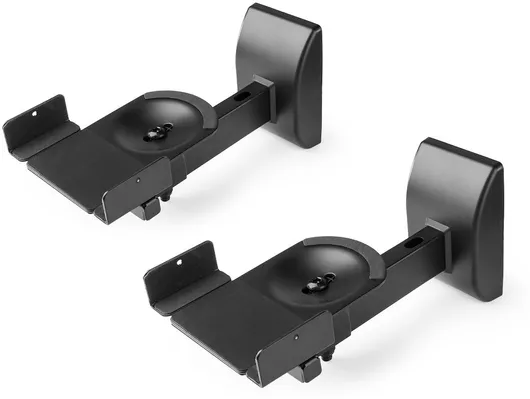 Βάση Ηχείων Brateck Τοίχου (Ζεύγος)Μαύρο Χρώμα