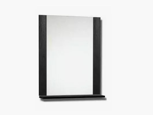 Καθρέπτης Μπάνιου Gloria Spegulo Ορθογώνιος από MDF με Ράφι 55x75cm Wenge