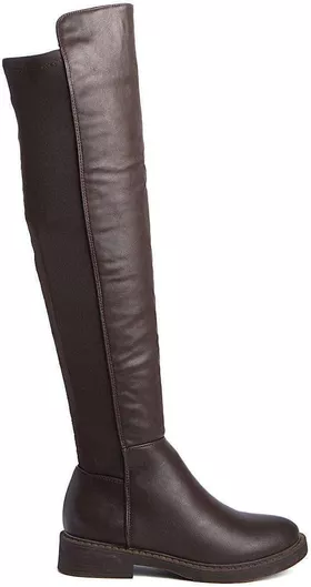 Keep Fred Γυναικείες Μπότες Πάνω από το Γόνατο Καφέ