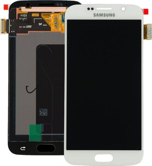 Samsung Galaxy S6 (G920F) Γνήσια Οθόνη & Μηχανισμός Αφής - White